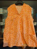RETRO TUNIEK VINTAGE ORANJE BLOEMEN BLOES  70 BOHO HIPPIE 44, Kleding | Dames, Grote Maten, Blouse of Tuniek, Nieuw, Oranje, Ophalen of Verzenden