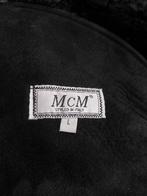 Mooie zwarte Leren/bonte winterjas merk MCM, Ophalen of Verzenden, Zo goed als nieuw, Maat 42/44 (L), Zwart