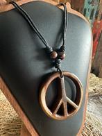 Boho statement ketting / peace / nieuw, Ophalen of Verzenden, Zo goed als nieuw, Overige materialen, Verstelbaar