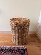 Grote rieten mand met deksel - 63x50cm, Overige materialen, Gebruikt, 50 tot 75 cm, Minder dan 50 cm