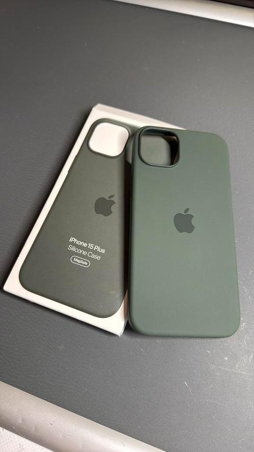 Apple iPhone 15 Plus Silicone Case Olive, Telecommunicatie, Mobiele telefoons | Hoesjes en Frontjes | Apple iPhone, Nieuw, Hoesje of Tasje