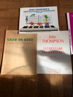 Piano lesboeken - diverse methodes, Gebruikt, Klassiek, Les of Cursus, Ophalen of Verzenden