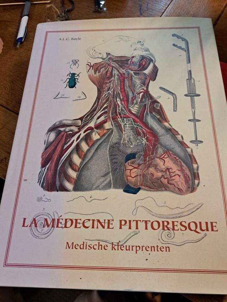 La Médecine Pittoresque - Medische Kleurenprenten, Boeken, Wetenschap, Gelezen, Overige wetenschappen, Ophalen of Verzenden