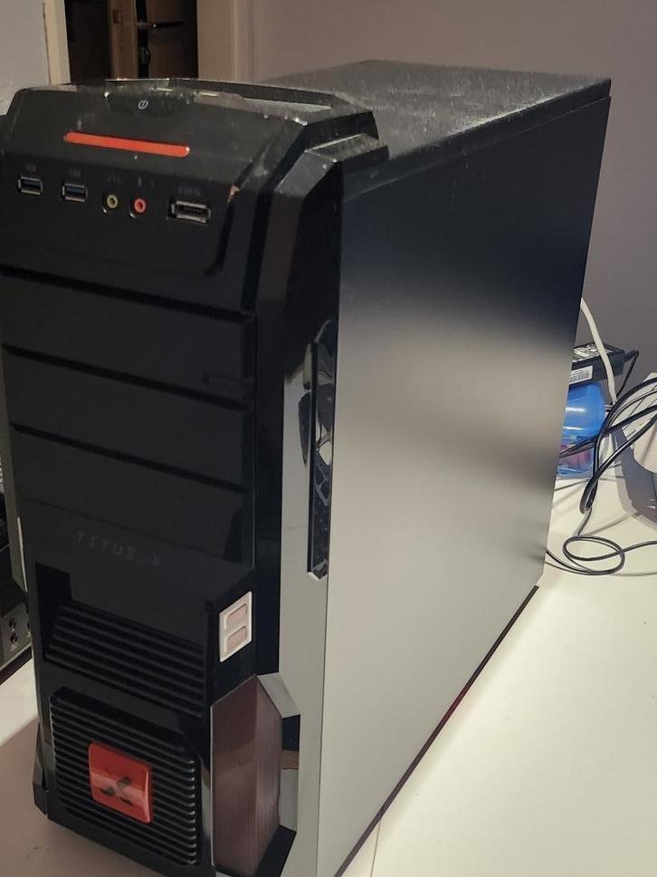 PC I3770 ,Radeon RX 580 8GB. 12 GB DDR3, Computers en Software, Desktop Pc's, Gebruikt, 3 tot 4 Ghz, SSD, 16 GB, Met videokaart