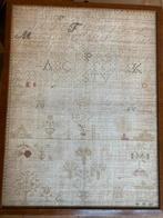 Antieke Merklap - 1835 - Ingelijst, Antiek en Kunst, Ophalen of Verzenden