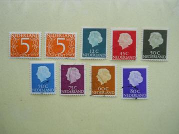 Nederland 1967 Kon. Juliana Fosfor uit Nvph.618b-634b gest. beschikbaar voor biedingen