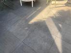 Terrastegels 60x60x6 cm antraciet grijs, Tuin en Terras, Tegels en Klinkers, Ophalen, Zo goed als nieuw, 10 m² of meer, Beton