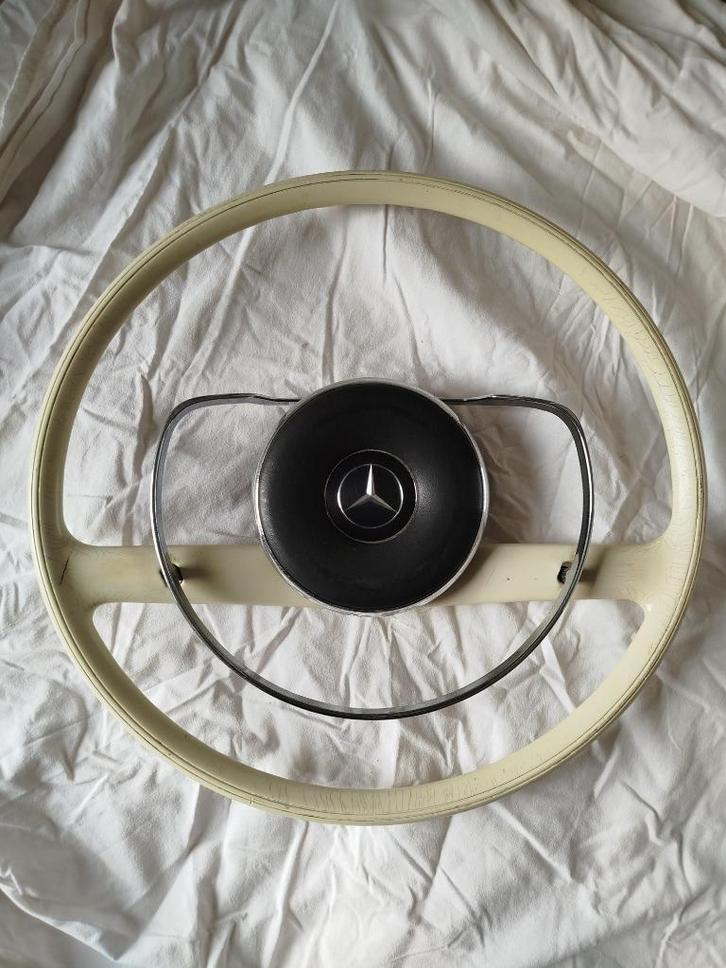 Mercedes Benz stuur Ivoor wit, Auto-onderdelen, Besturing, Mercedes-Benz, Oldtimer onderdelen, Gebruikt, Verzenden