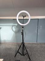 Ringlamp met Statief, Ophalen of Verzenden, Zo goed als nieuw, Lamp of Flitsset