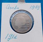 Aruba 1 Florin - 1989 UNC, Postzegels en Munten, Verzenden, Koningin Beatrix, 1 gulden, Losse munt