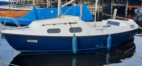zeilboot kajuitzeilboot met buitenboordmotor + kanteltrailer, Watersport en Boten, Kajuitzeilboten en Zeiljachten, Gebruikt, Tourjacht of Cruiser