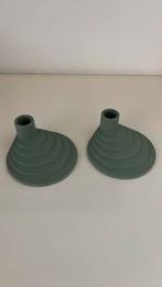 Ikea kandelaar Hay groen metalen kaarsenhouder ypperlig, Ophalen of Verzenden, Zo goed als nieuw, Metaal, Minder dan 25 cm