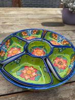 Handgemaakte & handgeschilderde borden uit Mexico, Huis en Inrichting, Keuken | Servies, Ophalen of Verzenden, Zo goed als nieuw