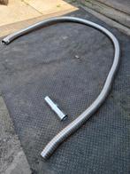 RVS Flexibele Kachelpijp - 80mm - Zo Goed Als Nieuw, Doe-het-zelf en Verbouw, Ophalen, Afvoer, 2 tot 4 meter, Zo goed als nieuw