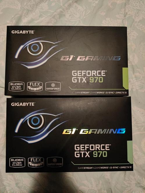 Gigabyte GTX 970 x2 SLI, Computers en Software, Videokaarten, Zo goed als nieuw, Nvidia, PCI-Express 3.0, GDDR5, HDMI, DisplayPort