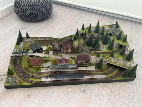 Minitrix modelspoorbaan super mooi!, Hobby en Vrije tijd, Modeltreinen | N-Spoor, Zo goed als nieuw, Rails, Gelijkstroom, Trix