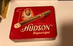 Vintage Hudson Sigaartjes Blikken Doos, Ophalen of Verzenden, Gebruikt