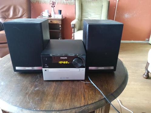 Philips micro stereo installatie compleet, Audio, Tv en Foto, Stereo-sets, Zo goed als nieuw, Cd-speler, Speakers, Philips, Microset