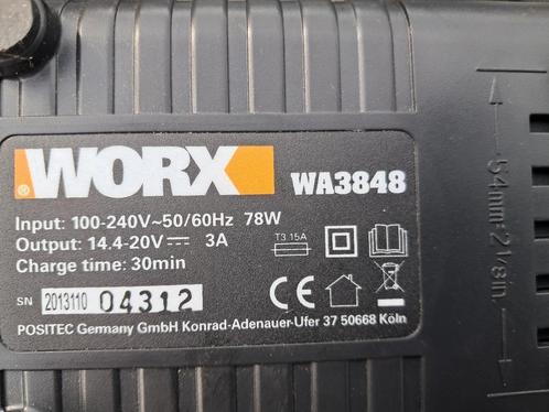 Worx acculader, Doe-het-zelf en Verbouw, Gereedschap | Boormachines, Gebruikt, Overige typen, Ophalen