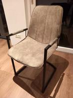 Eetkamerstoel Riv - stof - olijfgroen, Ophalen, Zo goed als nieuw, Laminaat