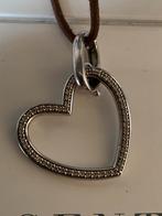 Ti Sento hart, een echte blikvanger, Sieraden, Tassen en Uiterlijk, Kettingen, Verzenden, Zo goed als nieuw, Zilver