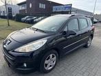 Peugeot 207 1.4 VTI SW STYLE AIRCO BOUWJAAR 2010 1495 EURO V, Auto's, Peugeot, Zwart, Handgeschakeld, Metallic lak, Onderhoudsboekje