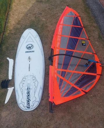 Beginners surfplank RRD Easyride M softdek, zwaard, kompleet beschikbaar voor biedingen