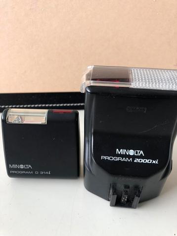 Camera Minolta flitsers beschikbaar voor biedingen