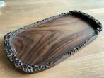 Vintage teak dienblad 36x20x2,2 cm, Huis en Inrichting, Woonaccessoires | Dienbladen, Gebruikt, Ophalen of Verzenden, Hout, Ovaal