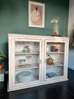 Art deco vintage vitrine kast glas leg dressoir brocante, Ophalen