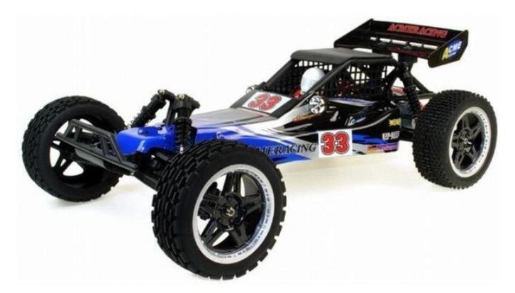 Dune Buggy RC auto 2WD 1/10 met LED verlichting, Hobby en Vrije tijd, Modelbouw | Radiografisch | Auto's, Nieuw, Auto offroad