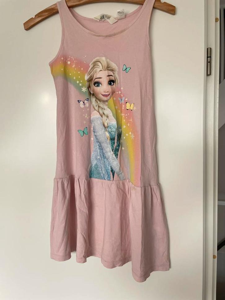 Leuke Elsa jurk maat 134/140, Kinderen en Baby's, Kinderkleding | Maat 134, Gebruikt, Meisje, Jurk of Rok, Ophalen