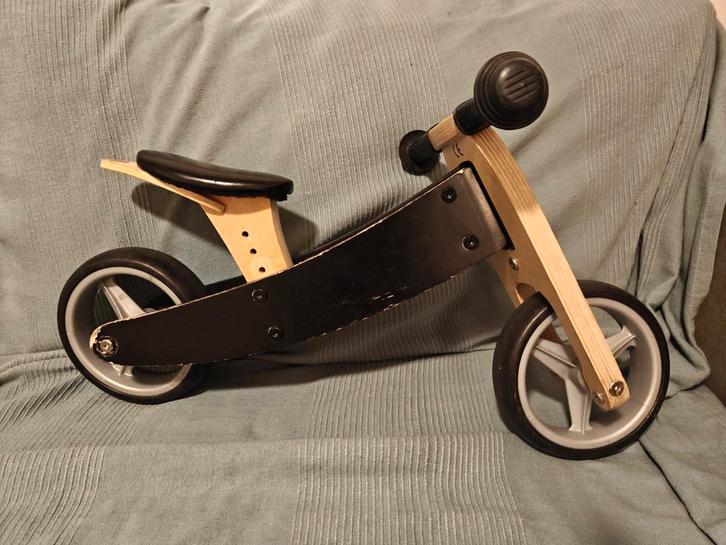 Houten Loopfiets (3-in-1), Kinderen en Baby's, Speelgoed | Buiten | Voertuigen en Loopfietsen, Gebruikt, Loopfiets, Ophalen