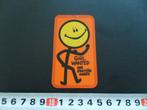 sticker strijksticker strip smiley girl wanted rijke ouders*, Ophalen, Zo goed als nieuw
