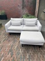 Tweezitsbank met hocker, Huis en Inrichting, Banken | Bankstellen, Ophalen, Gebruikt, 150 tot 200 cm, Tweepersoons