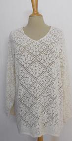 Ibiza/hippie look knitwear beige trui! L/XL, Beige, Lange mouw, Zo goed als nieuw, Maat 46/48 (XL) of groter