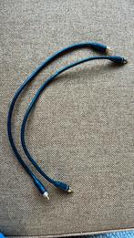 Melody stereo - interlink 0,55 M ( tulp - RCA ), Ophalen of Verzenden, Zo goed als nieuw, Minder dan 2 meter, Interlink-kabel