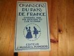 Chansons du Pays de France - Benjert / Elzinga, Boeken, Ophalen of Verzenden, Gelezen, Genre of Stijl