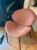 Roze velvet stoel, Huis en Inrichting, Stoelen, Ophalen, Zo goed als nieuw, Overige kleuren, Eén
