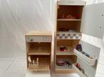 Houten speelgoed set van koelkast + vaatwasser (Mamamemo), Ophalen, Gebruikt, Hout, Speelkeuken
