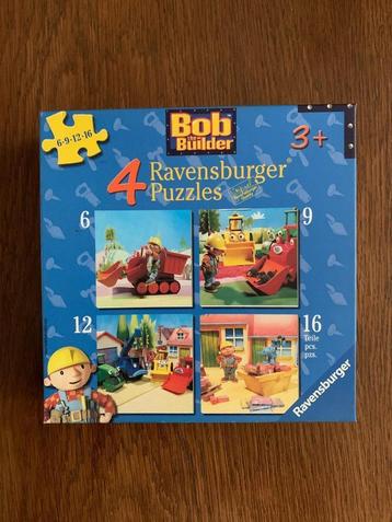 4x Bob de Bouwer puzzel; 6-9-12-16 stukjes; 3+; Ravensburger beschikbaar voor biedingen