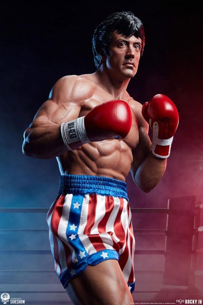 Premium Collectibles Rocky IV Statue, Verzamelen, Film en Tv, Nieuw, Film, Beeldje, Replica of Model, Ophalen of Verzenden