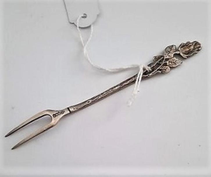 Serveervorkje Hildesheimer Rose 800 CW (7603-13), Antiek en Kunst, Curiosa en Brocante, Ophalen