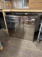 koffiemeubel rvs met kloplade, Zakelijke goederen, Horeca | Meubilair en Inrichting, Ophalen, Nieuw zonder verpakking, Meubilair