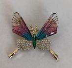 Vlinder broche, Sieraden, Tassen en Uiterlijk, Broches, Overige materialen, Overige kleuren, Minder dan 4 cm, Nieuw