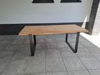 Mooi stakke eettafel, Huis en Inrichting, Tafels | Eettafels, Ophalen, Modern strak, Eikenhout, 50 tot 100 cm