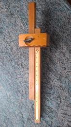 Antieke Houten aftekenhaak of krasblok., Doe-het-zelf en Verbouw, Ophalen of Verzenden, Gebruikt