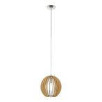 Eglo Cossano hanglamp 30cm, Ophalen of Verzenden, Gebruikt, Hout, Minder dan 50 cm