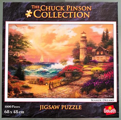 Nieuw: Goliath puzzel 1000 stukjes Chuck Pinson nr: 919887, Hobby en Vrije tijd, Denksport en Puzzels, Nieuw, Legpuzzel, 500 t/m 1500 stukjes