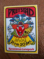 2438 Pretstad Kerstcircus Lunapark Sticker, Ophalen of Verzenden, Gebruikt, Overige typen